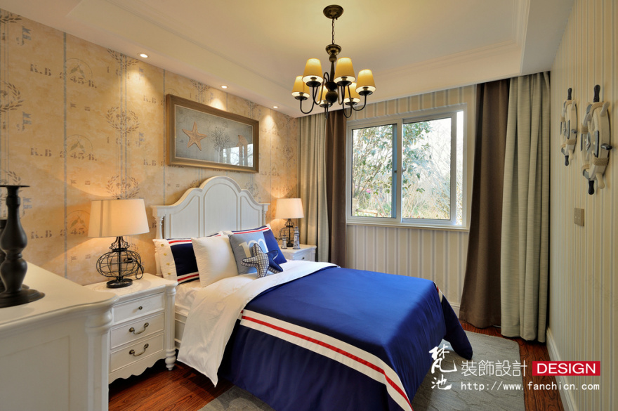 泰州景范康城 90㎡美式样板间 | 复古与活力的完美结合-16