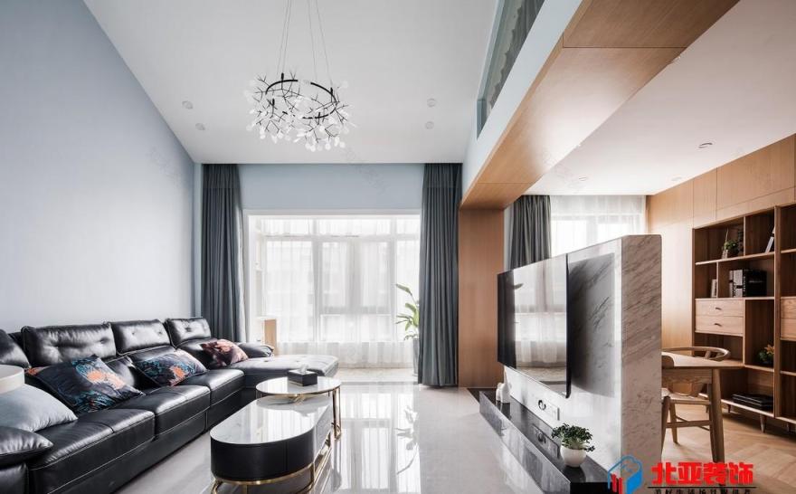 江苏北亚 120 平现代简约风 | 阳光、原木与时尚的共生-2