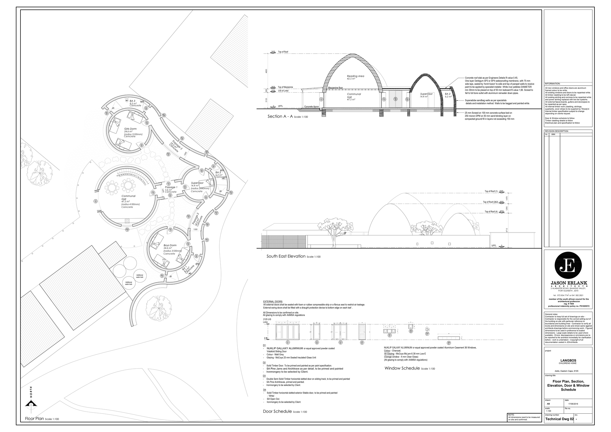 南非 Langbos 社区儿童中心 | 土筑多功能空间-2