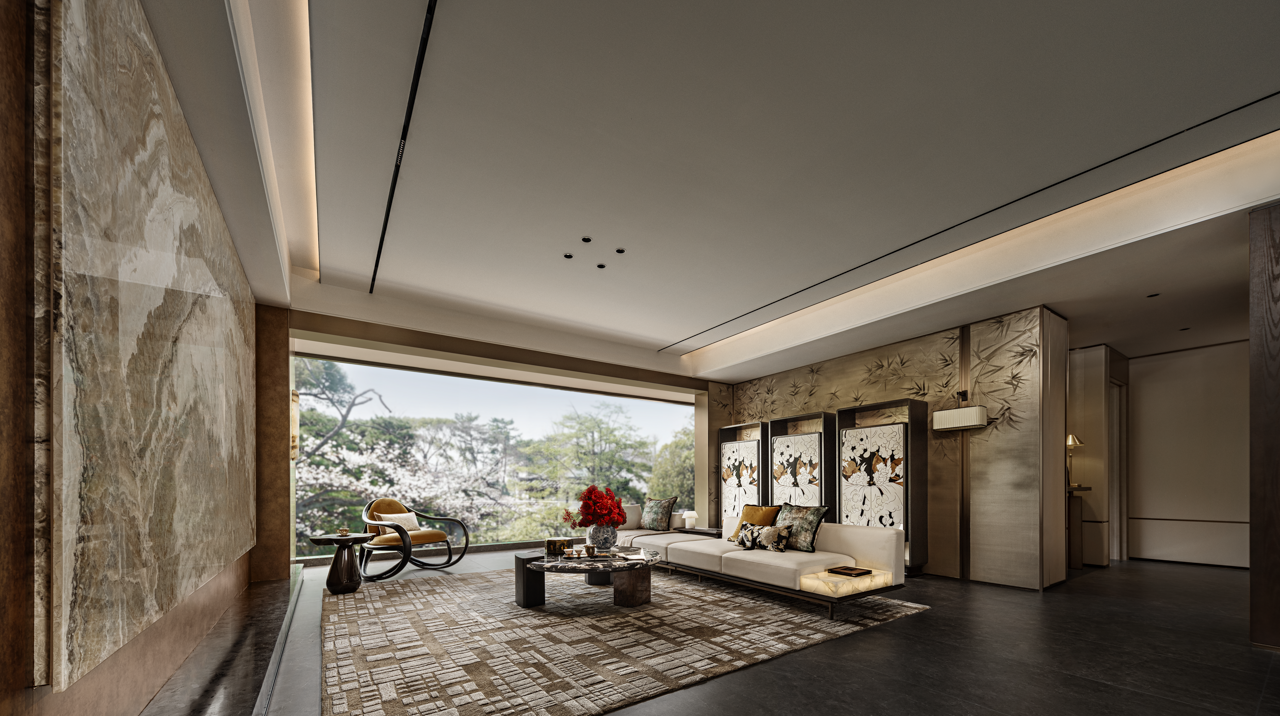 INNEST意巢设计：珠海·正方·南湾首府180㎡，东方美-14