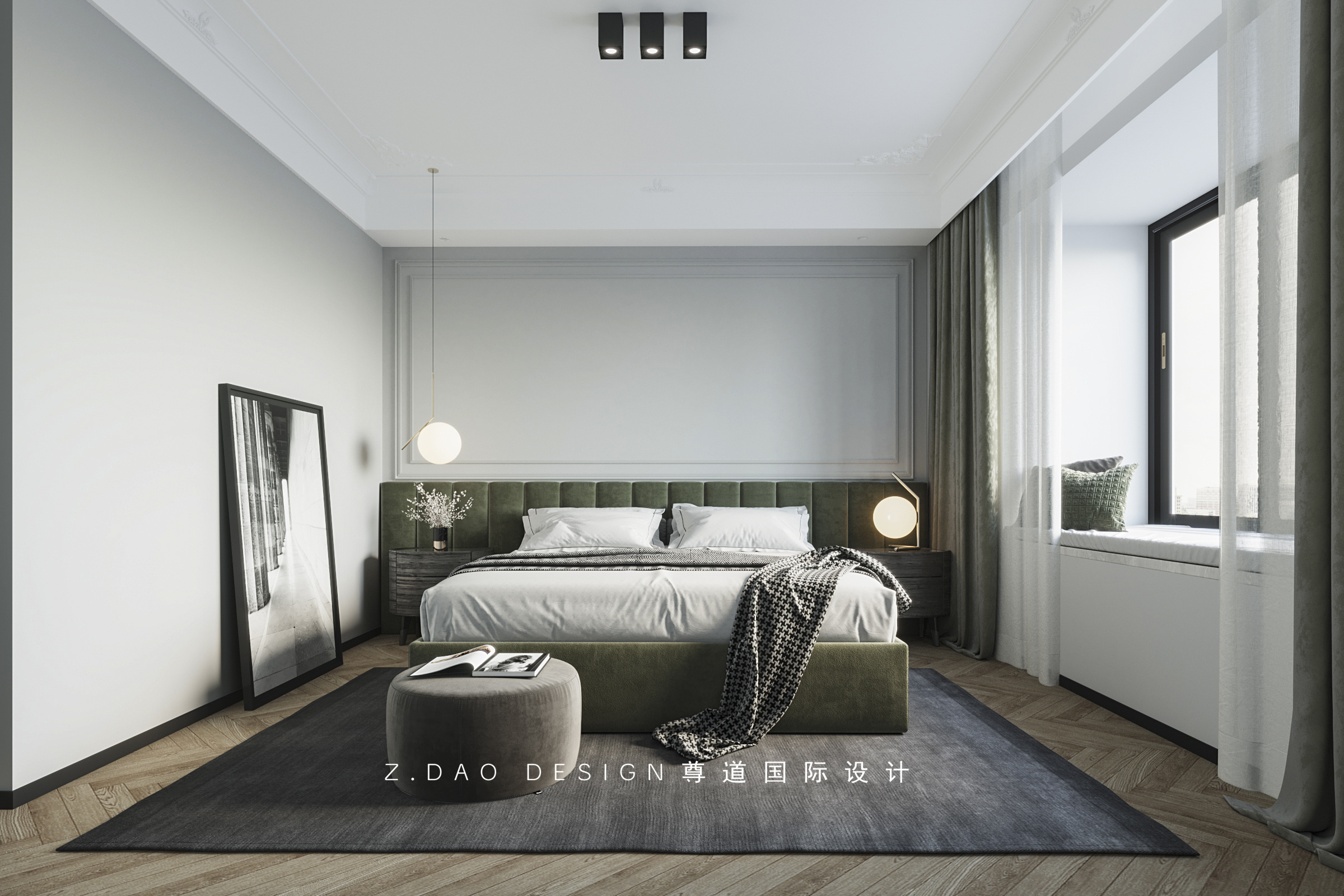 现代法式风 · 合肥万科森林公园尊道国际设计案例丨中国合肥丨合肥尊道国际设计-12