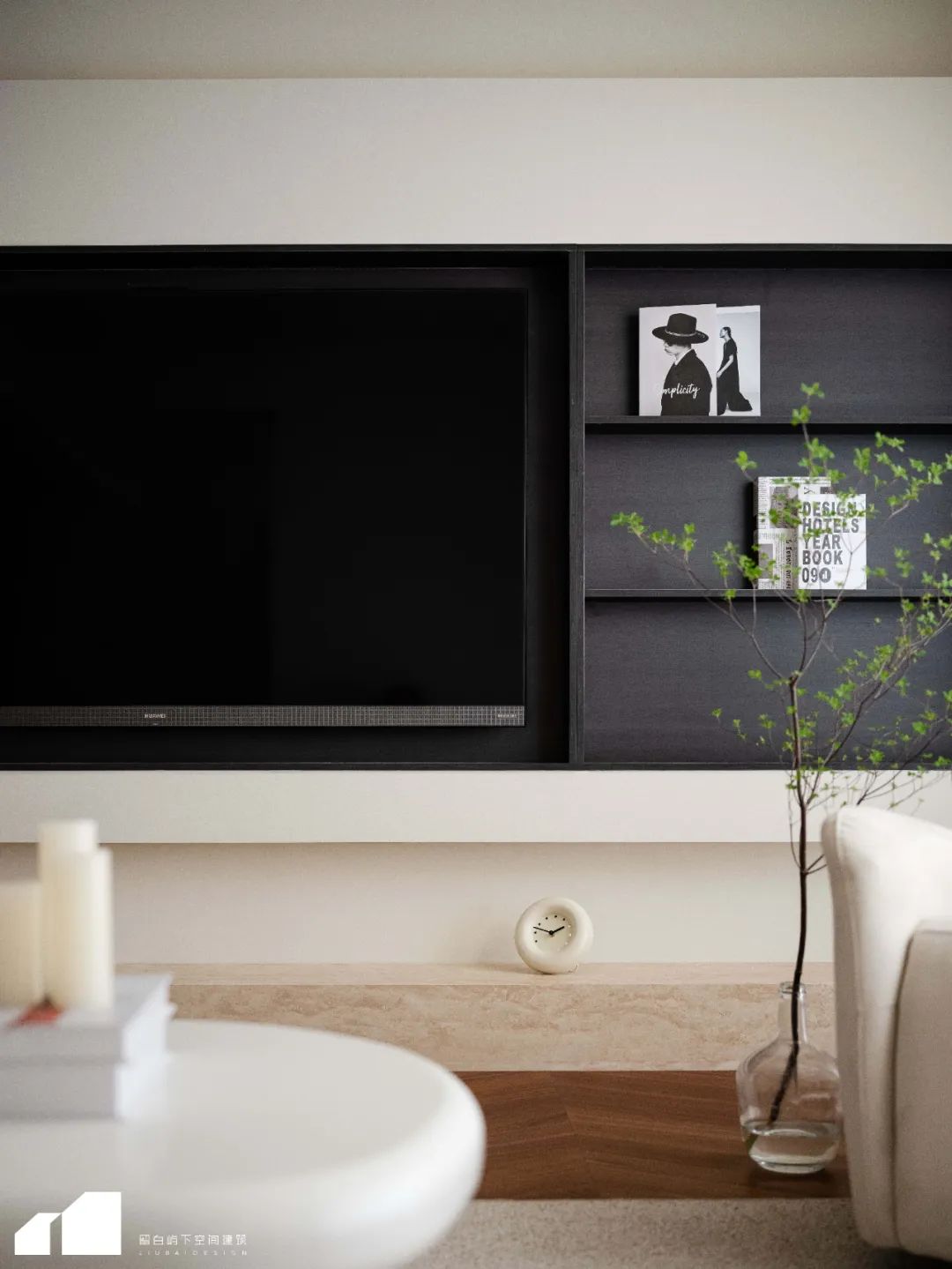 奶油风私宅设计丨留白屿下空间建筑-25