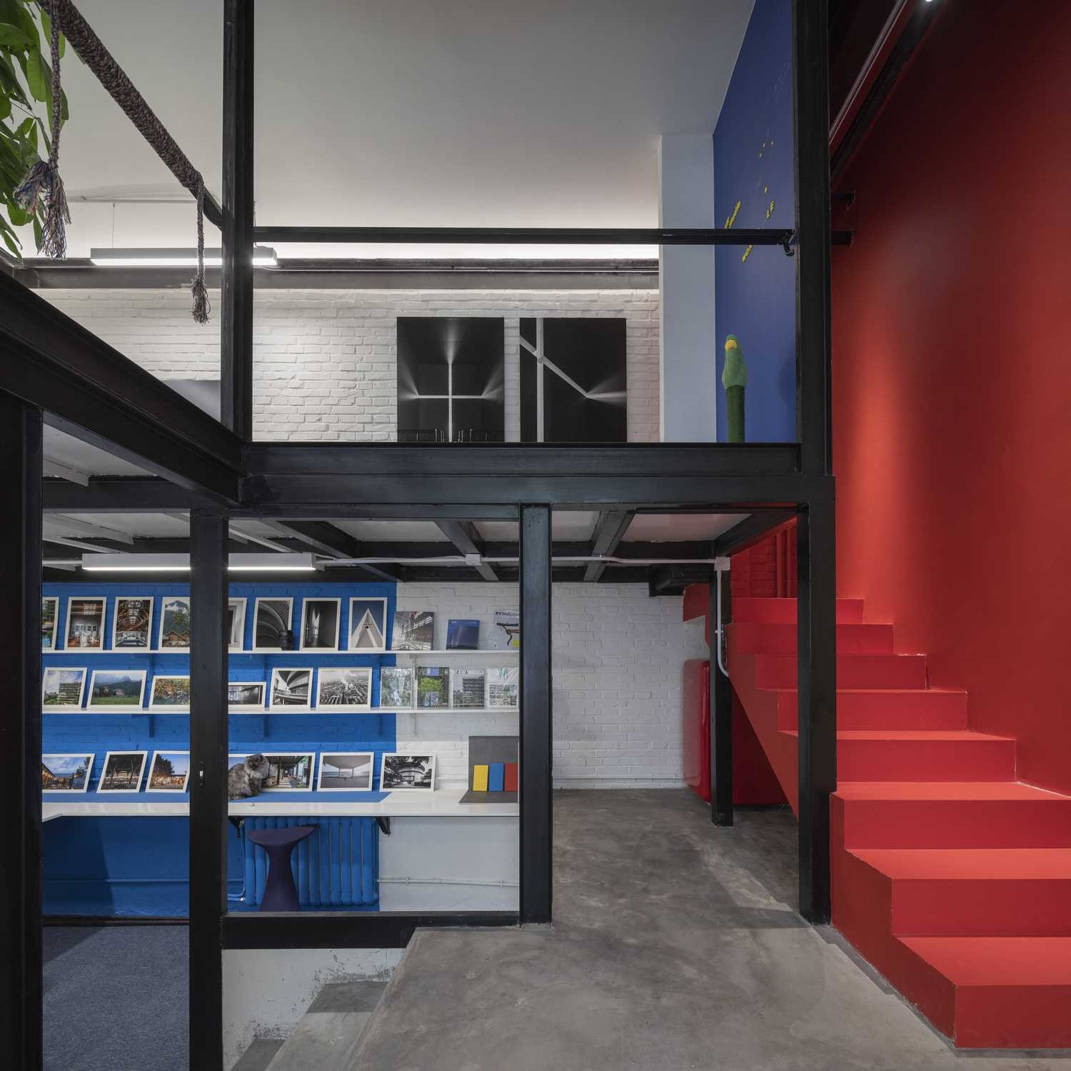 蒙德里安虫洞  UK Studio Office丨中国北京-18