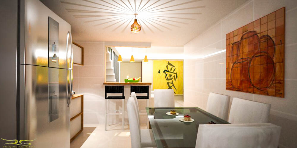 巴西五米宽小屋的玻璃幕墙设计-19