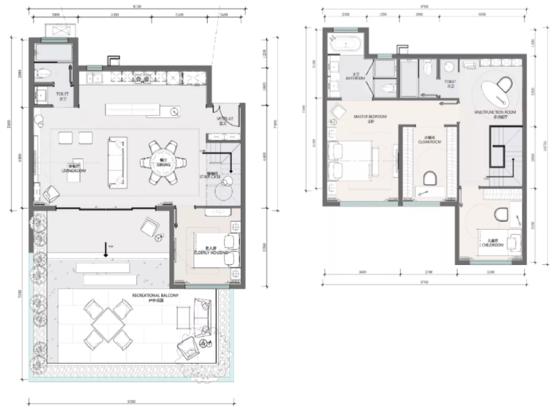 佳兆业晓岸云起叠墅丨中国重庆丨成都九度装饰设计有限公司-53