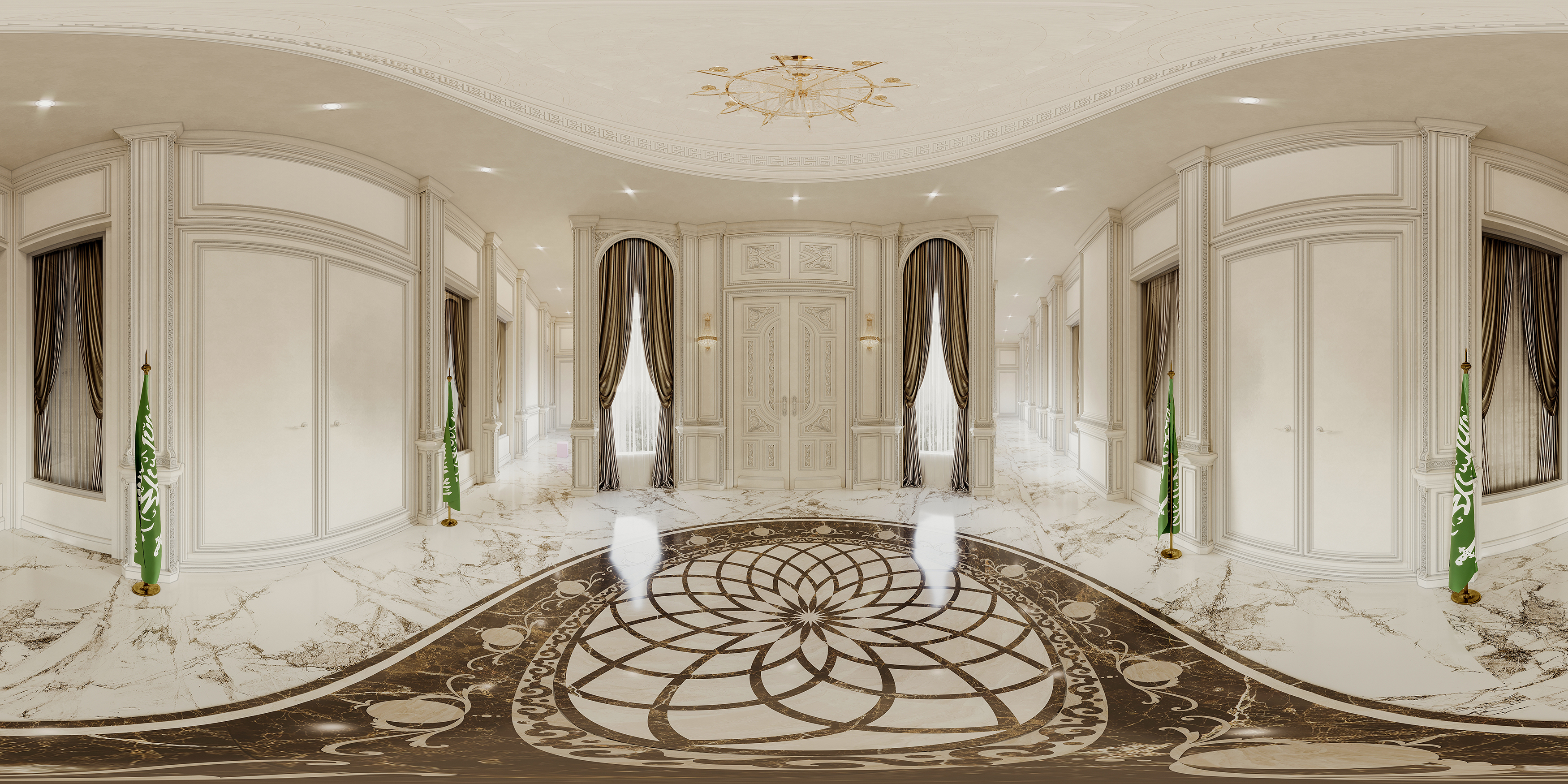 经典入口设计丨沙特阿拉伯丨Arch. Eman-16