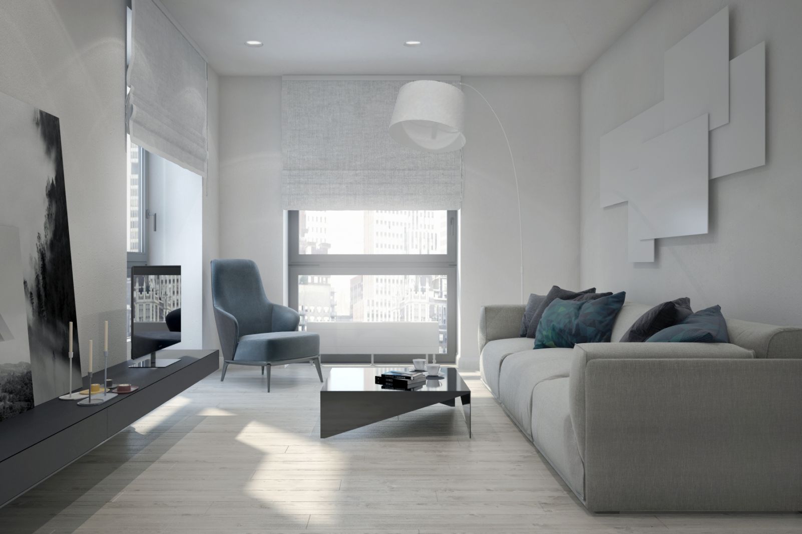 “Салют”现代传统风格公寓室内设计丨Дизайн студія Андрія Гординського-5