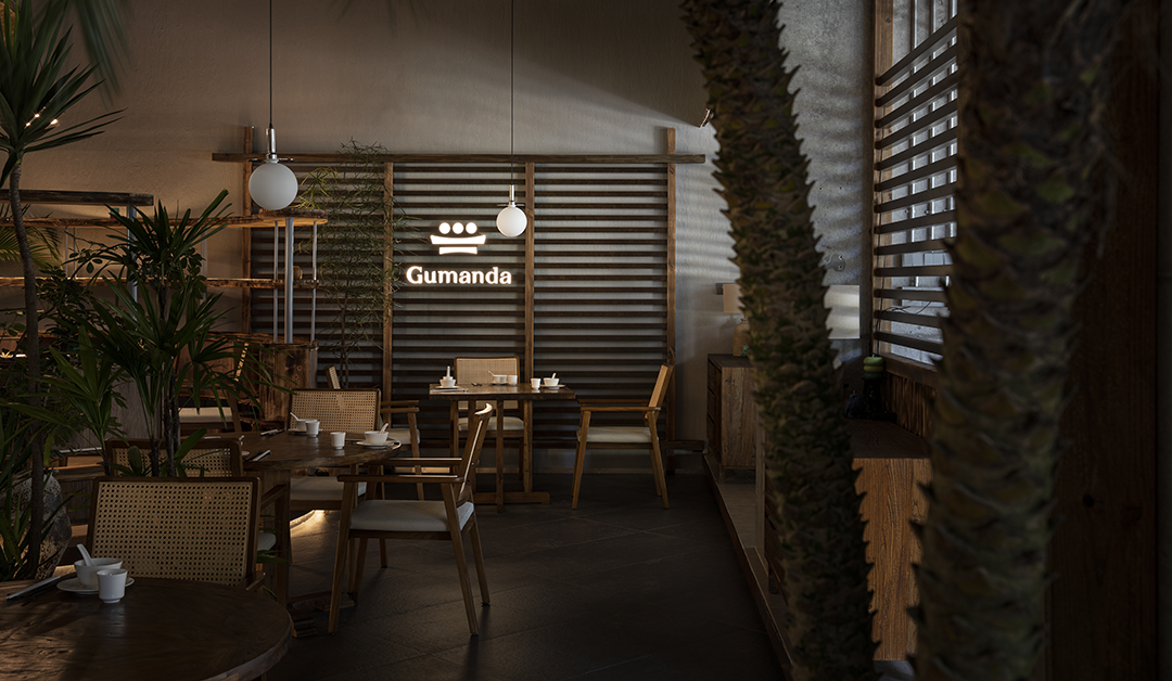 厦门Gumanda咕曼嗒·蔬食料理丨中国厦门丨泉州结禾设计机构-12