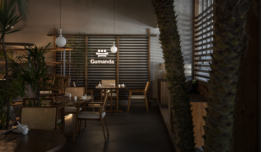 厦门Gumanda咕曼嗒·蔬食料理丨中国厦门丨泉州结禾设计机构-12