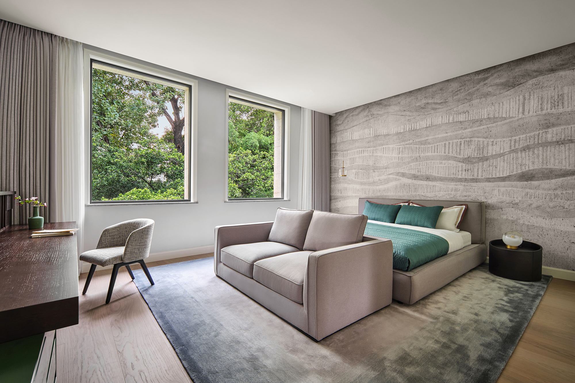 四川成都·锦官新城1000㎡ 森系自然住宅设计丨中国成都丨STUDIO.Y室内设计事务所-99