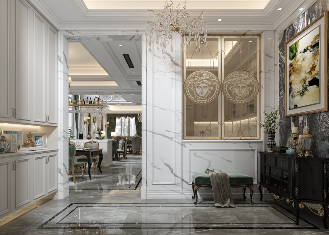 金地九玺简欧别墅丨西安锐格惟辰装饰工程有限公司-31