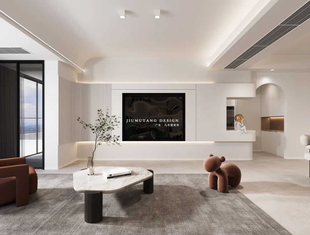 广东潮州海逸一号现代极简风格空间设计丨中国潮州丨潮州市九木堂装饰设计有限公司-5