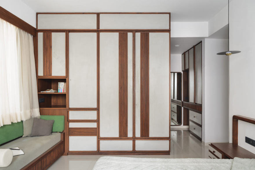 印度家庭公寓设计丨Veeram Shah-40