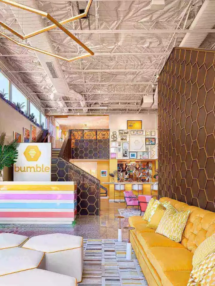 来看看这家做女性约会应用公司的办公环境  Mark Odom Studio-4