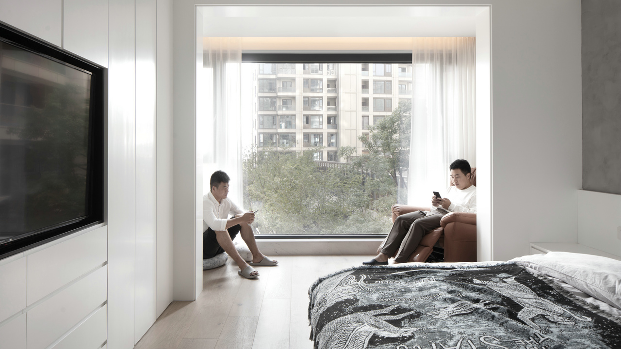 温州立体城私宅 | 白色纯净空间,释放生活压力-49