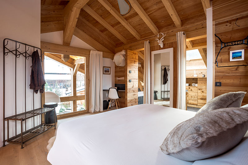 法式阿尔卑斯山现代红 ski  Chalet-15