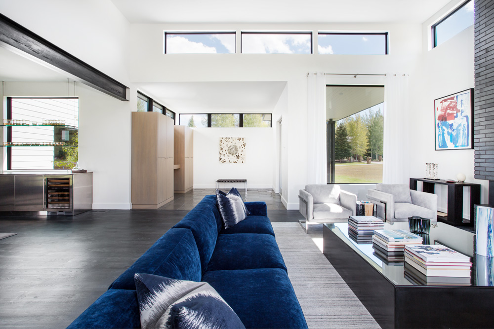 现代白色谷仓家居——公园城松树湾的私人住宅-16