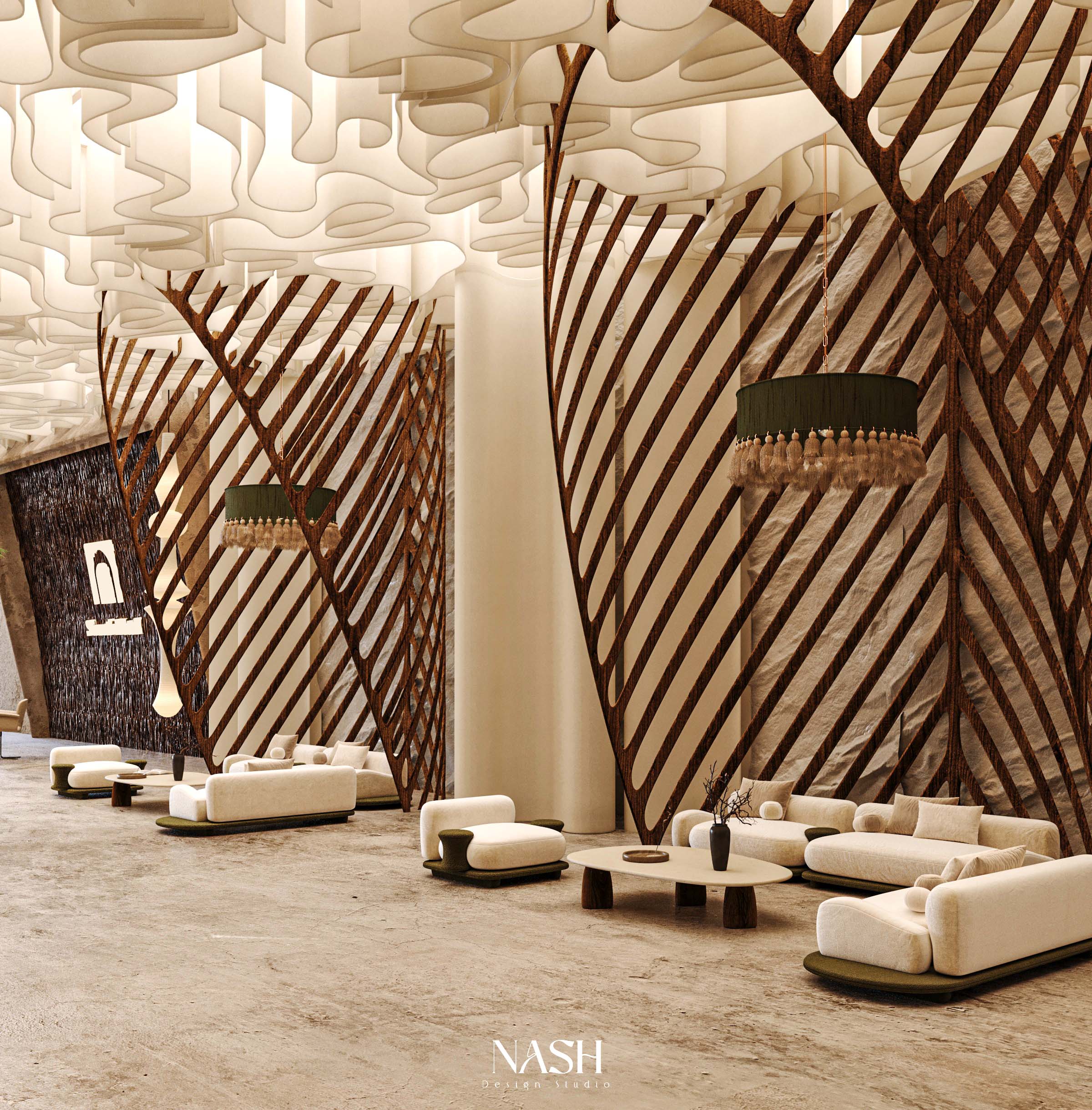斯瓦斯蒂度假村大堂丨NASH STUDIO-17