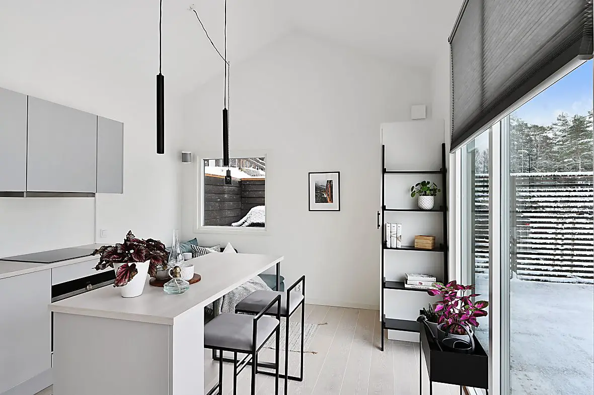 瑞典 28m2 木质迷你屋的极简设计魅力-6