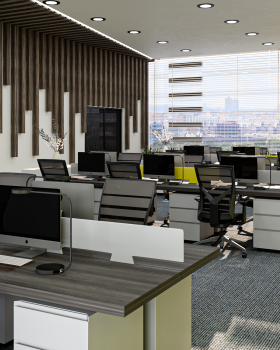 位于综合用途建筑内的敦豪（DHL）办公室