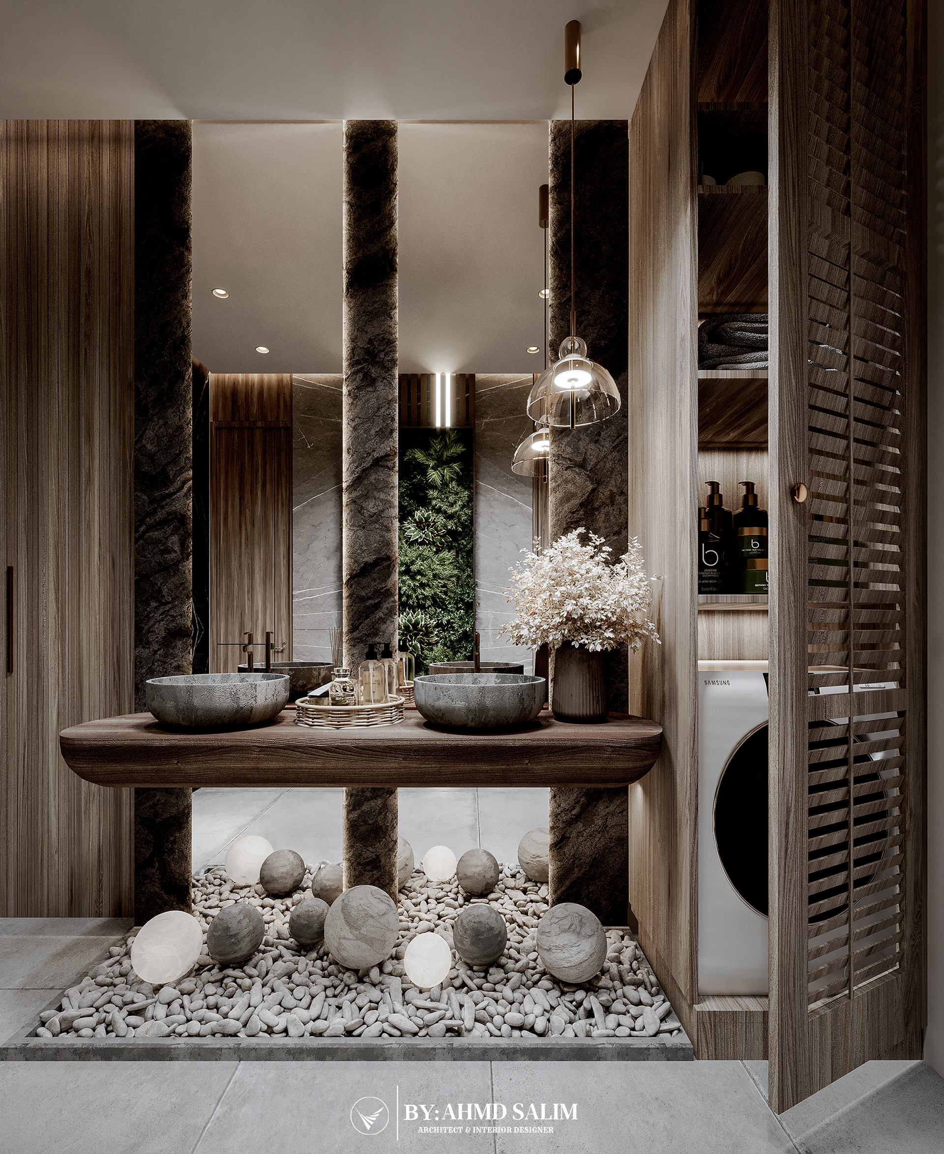 黑暗情绪浴室丨mohamedelhussienidesigns-14