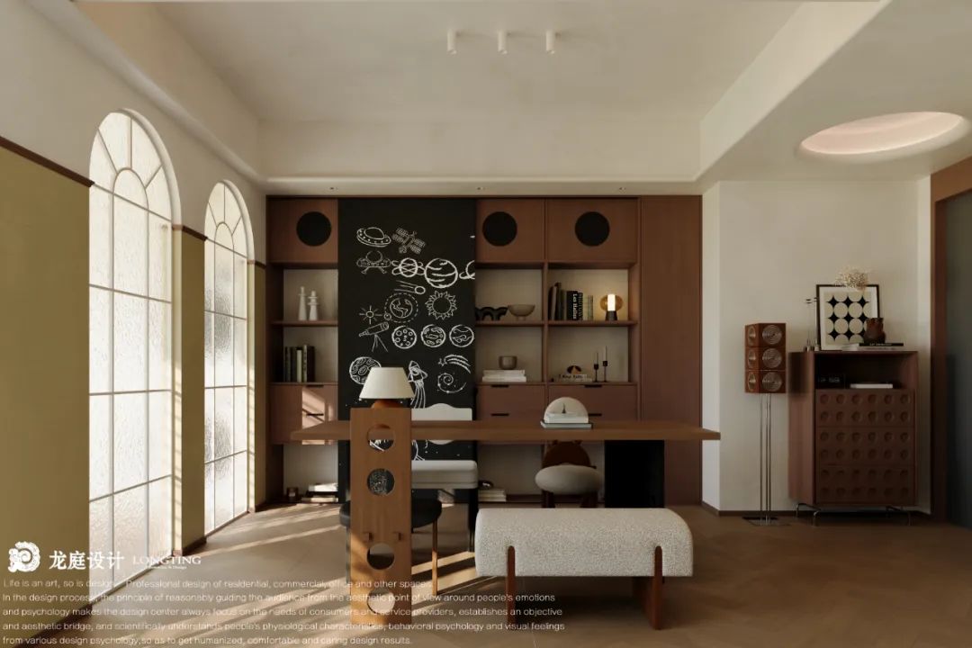 湖州·天悦府中古奶油风格设计丨中国湖州丨龙庭设计-28