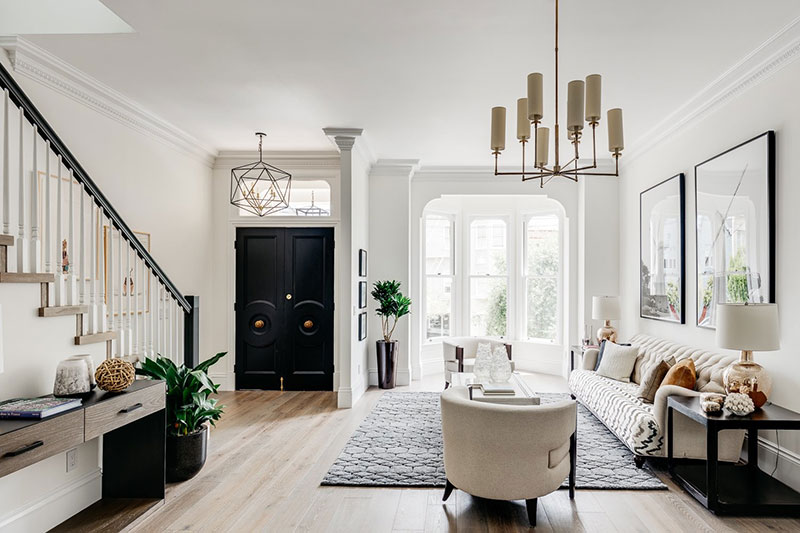 旧金山的十九世纪彩色联排别墅内部揭秘-3