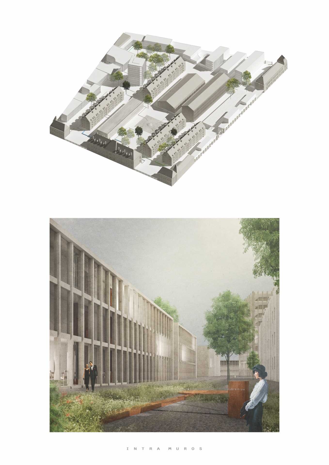 “Crown Barracks”从军事营房到大学校园改造丨比利时-76