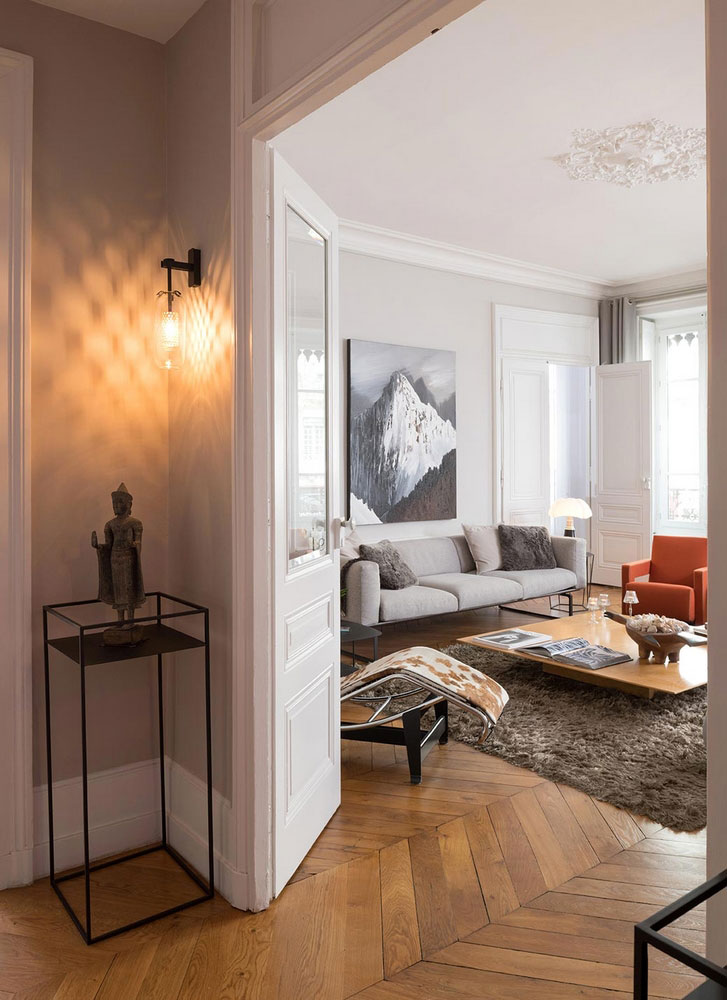 巴黎优雅古典公寓设计-12