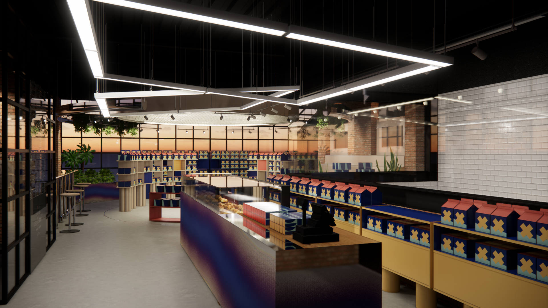 食品纪念品商店室内设计丨印度丨Kontenu Design Studio-7