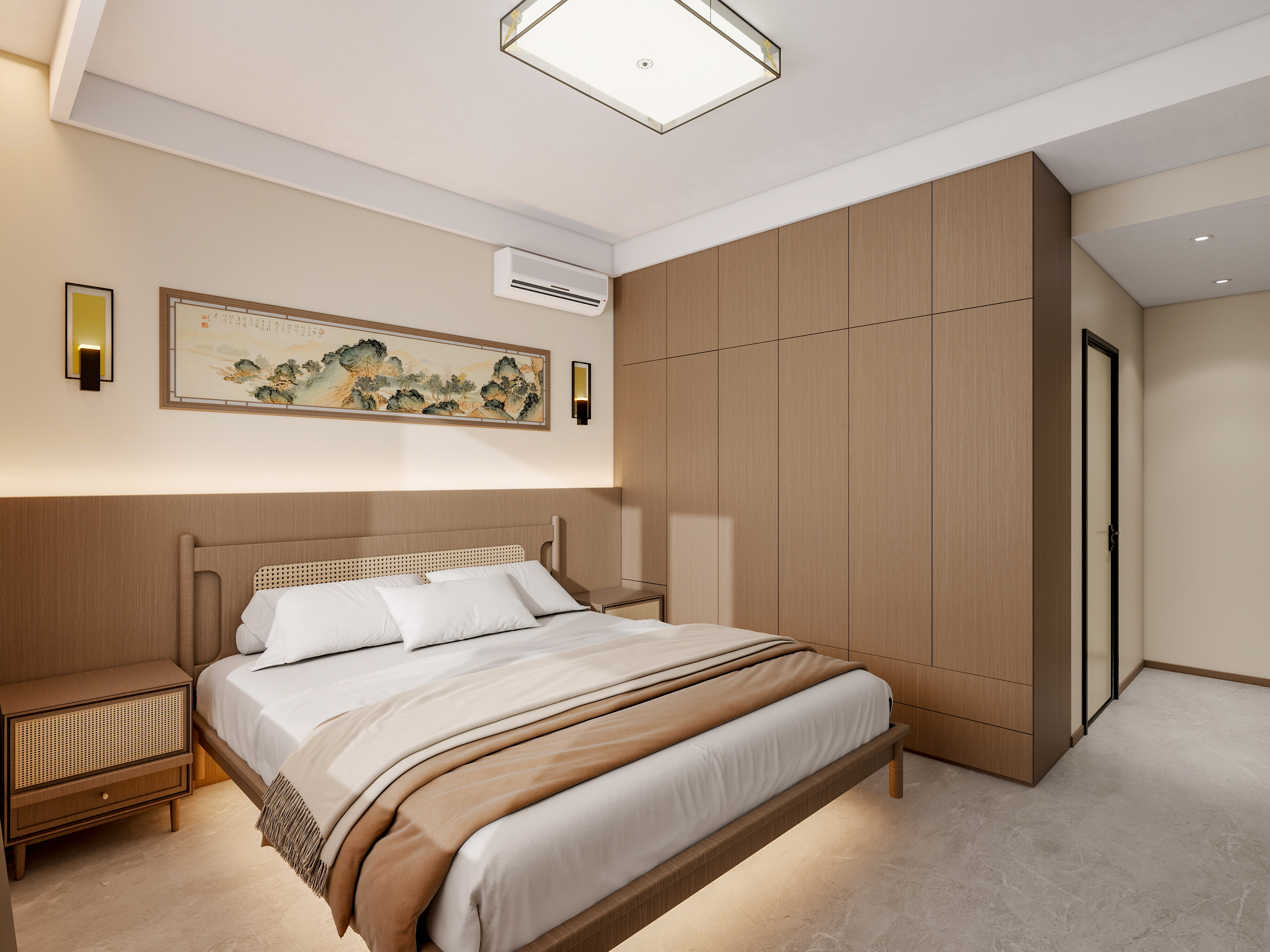 四川岳池香水湾（116平方简约中式三居室）-29