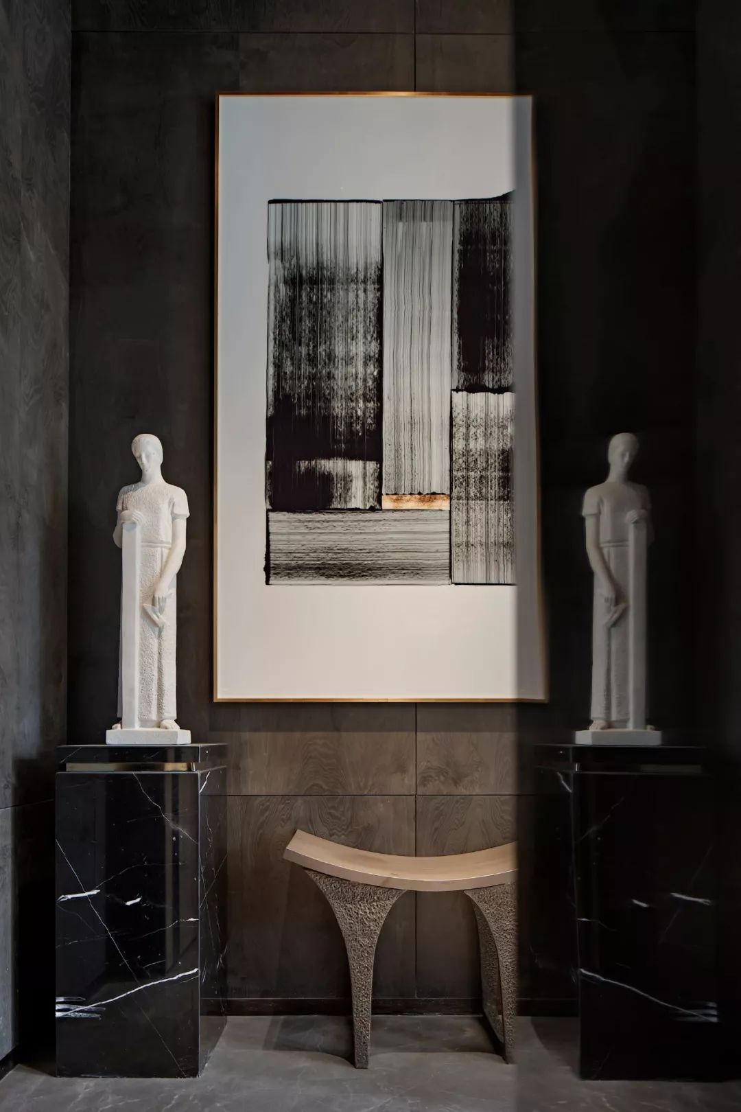 西安万科翡翠国宾营销中心 | 现代优雅的 New Art Deco 空间-48