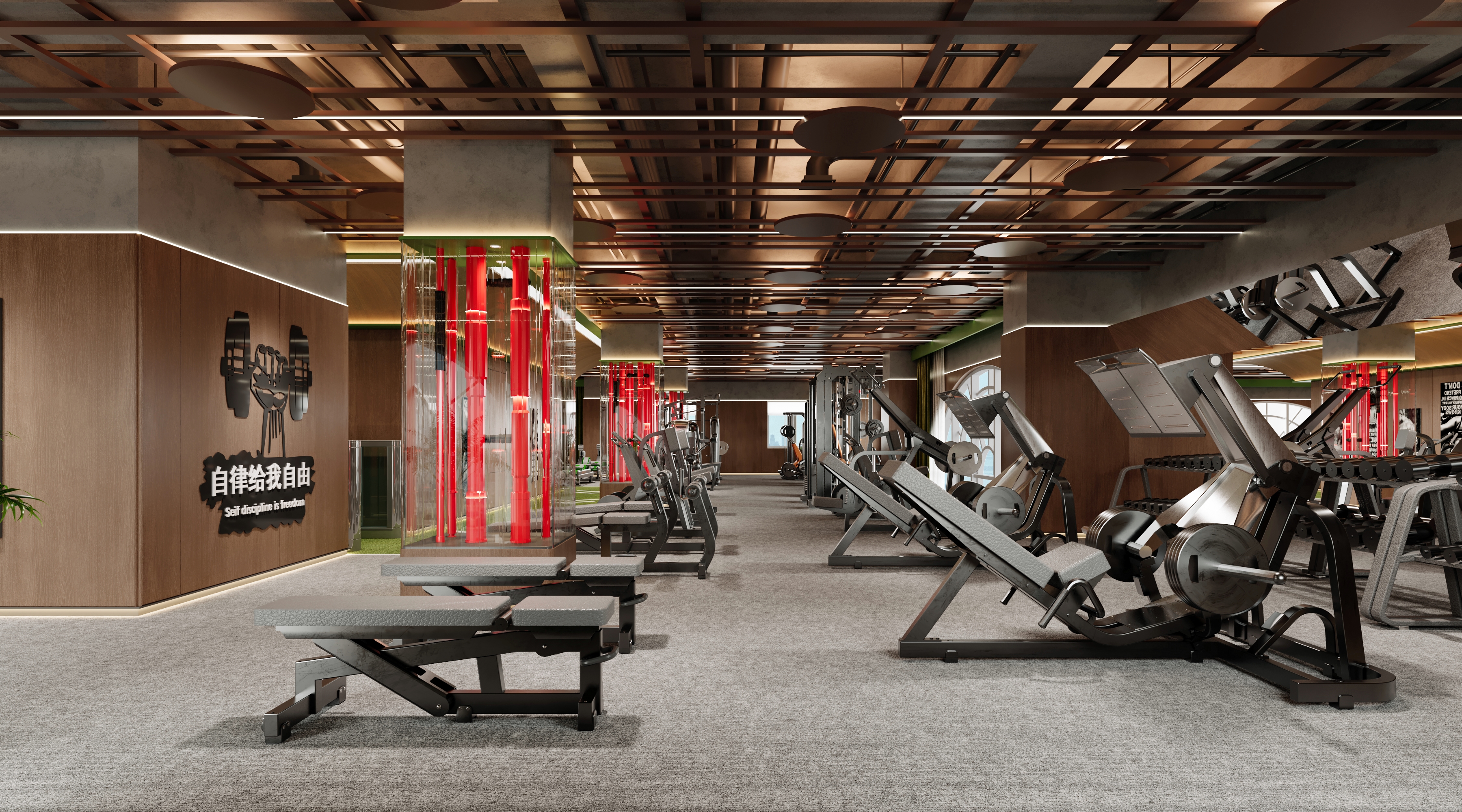 健身房效果图-0