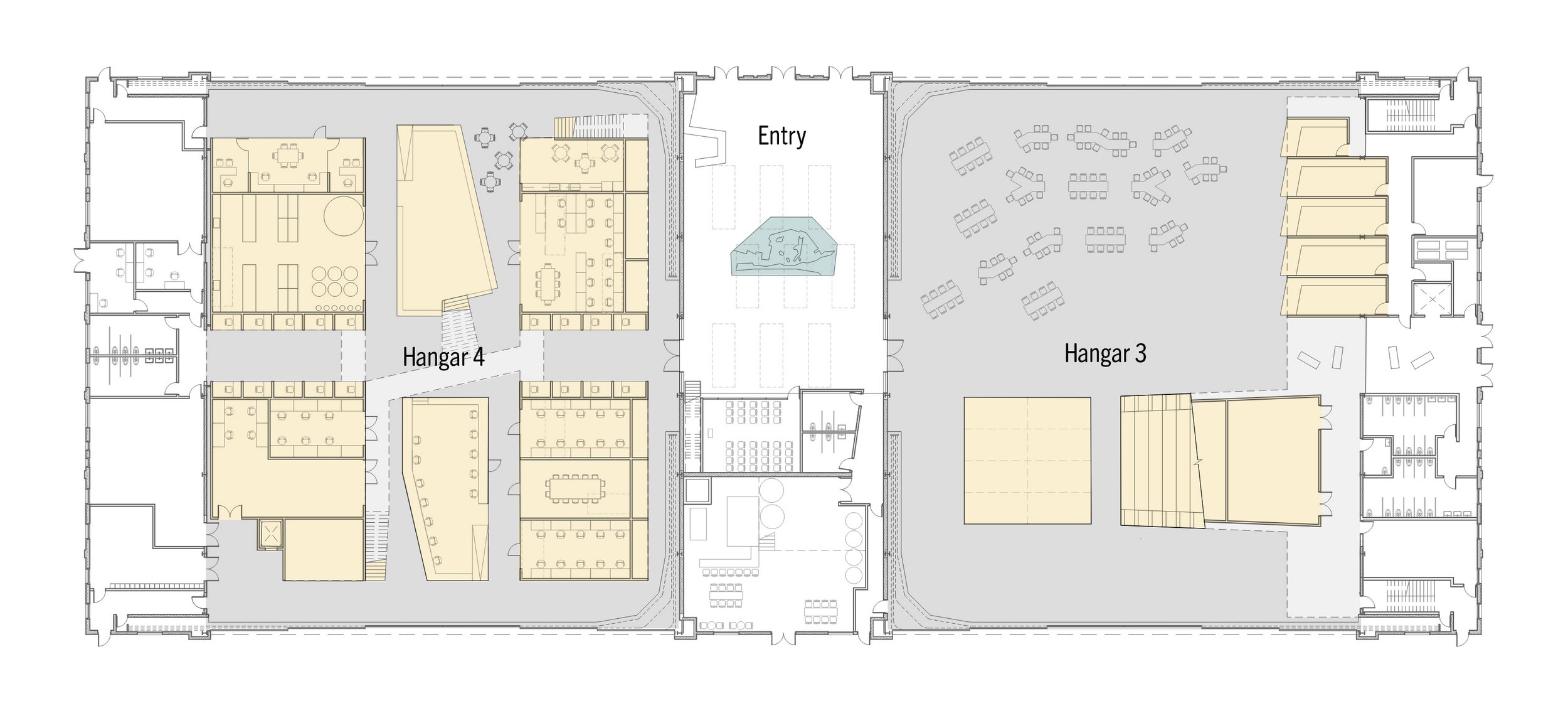 Floyd Bennett Field的3号和4号机库改造丨美国纽约丨LTL Architects-12