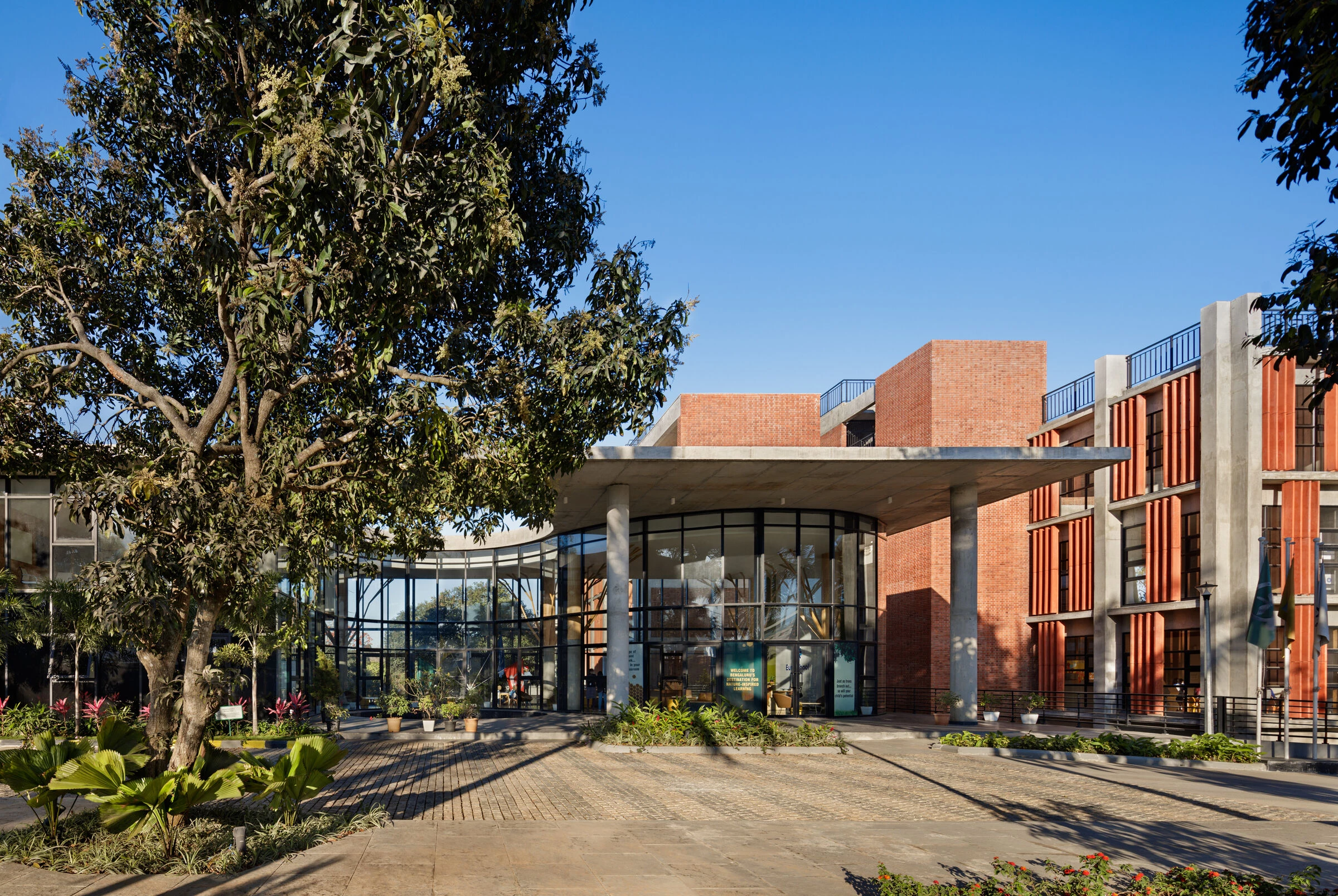 Euro School Bannerghatta 学校丨印度班加罗尔丨Vijay Gupta Architects-46