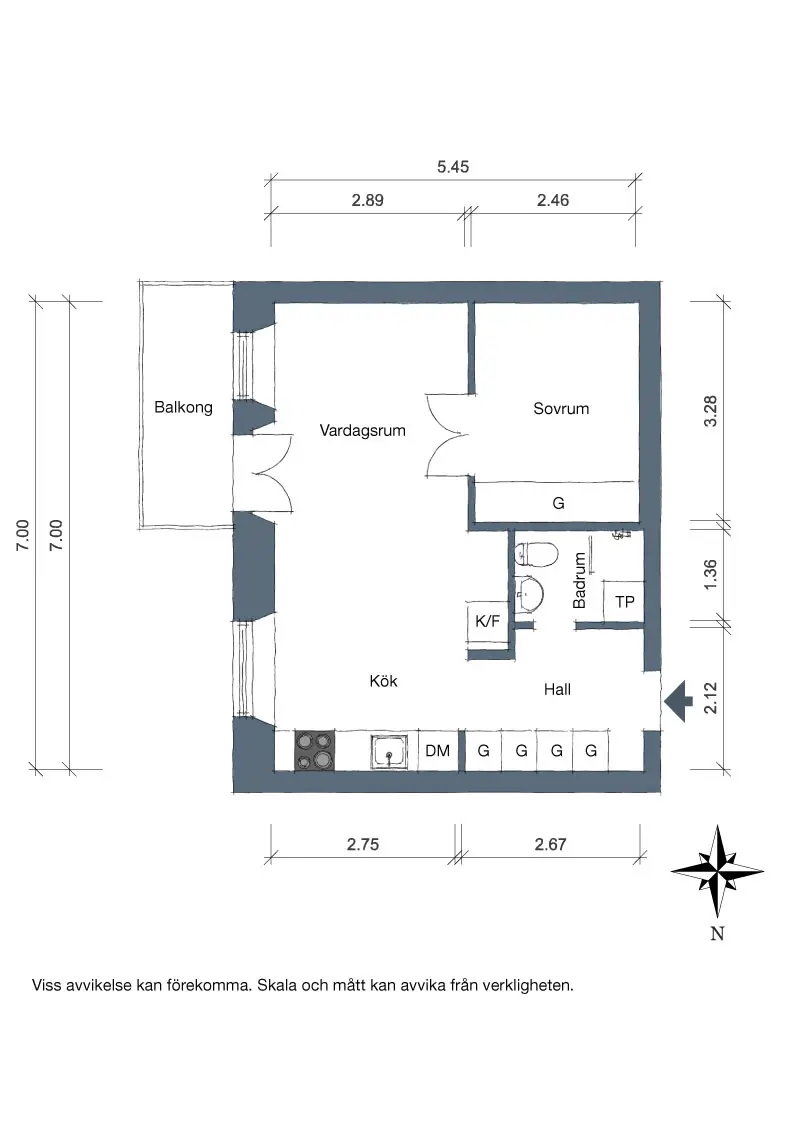 瑞典公寓 | 旧木门的魅力-16