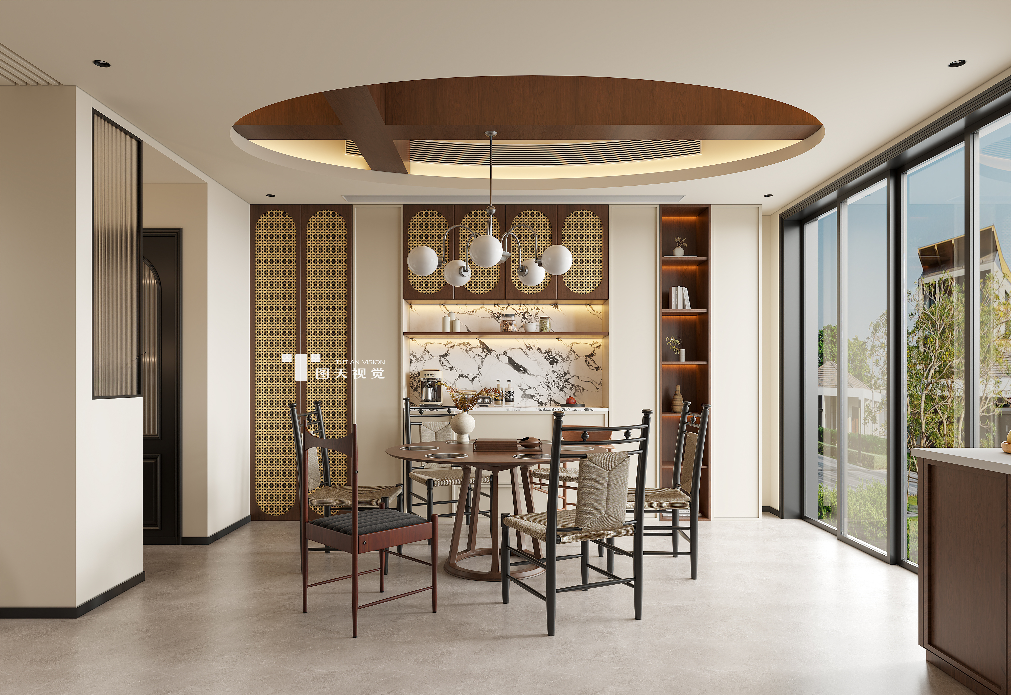 中古奶油别墅+后花园 -1