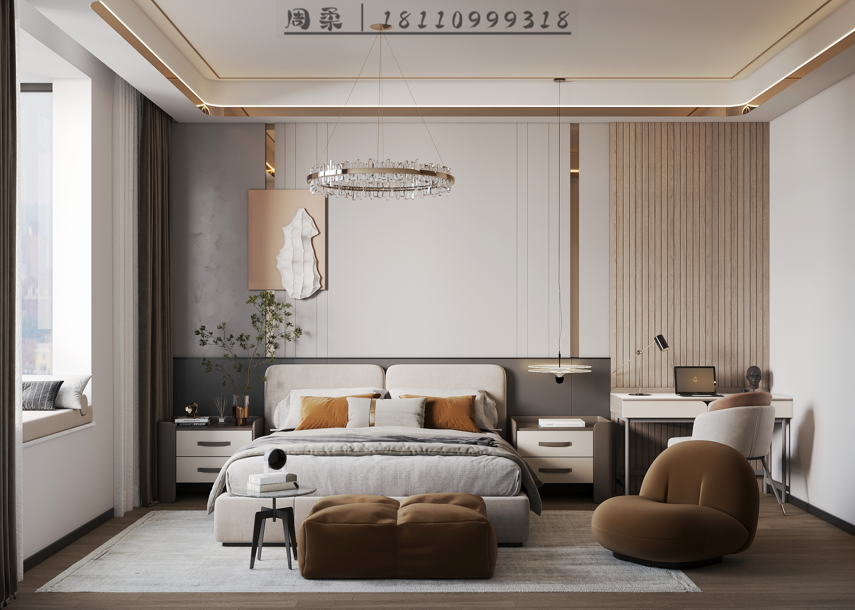 灰白咖轻奢装修，避免廉价感~-5