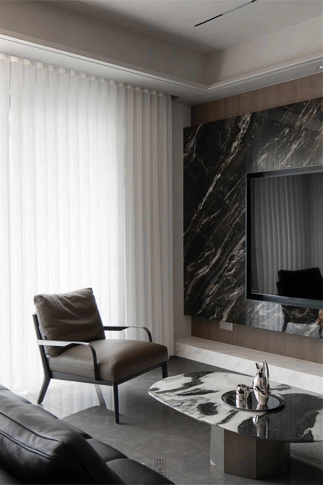 内舍软装丨168㎡意式轻奢风，通过局改规划空间，呈现更舒适的生活家！-0