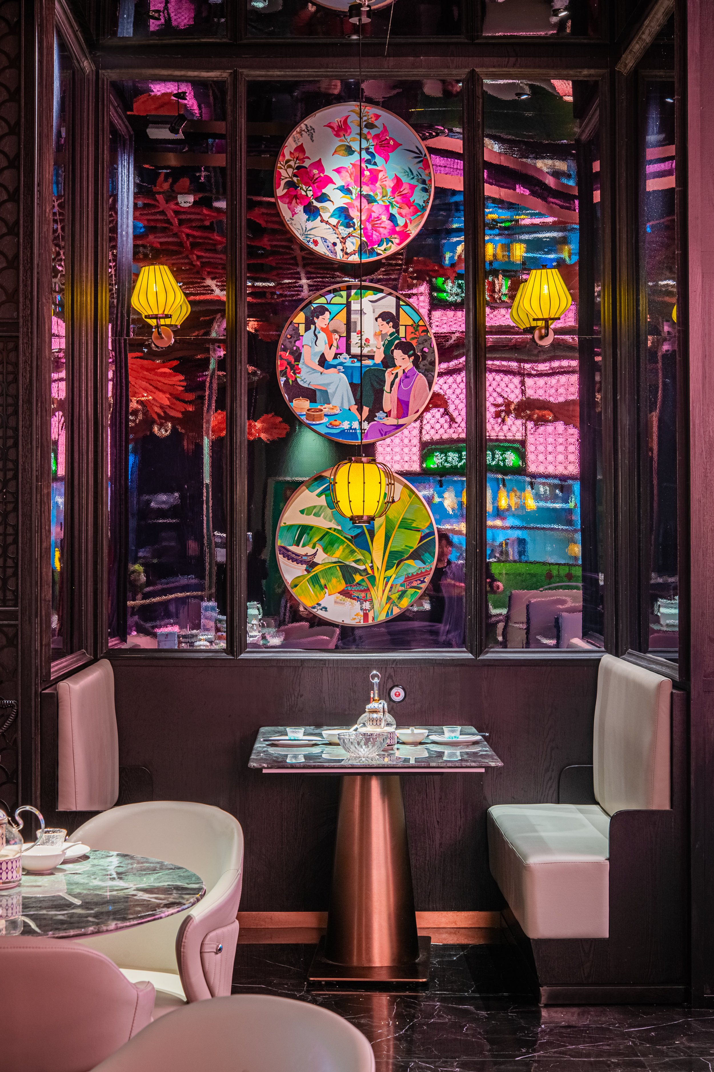 客满楼「手工茶点·客家名菜」餐饮空间设计丨品深餐饮设计-29