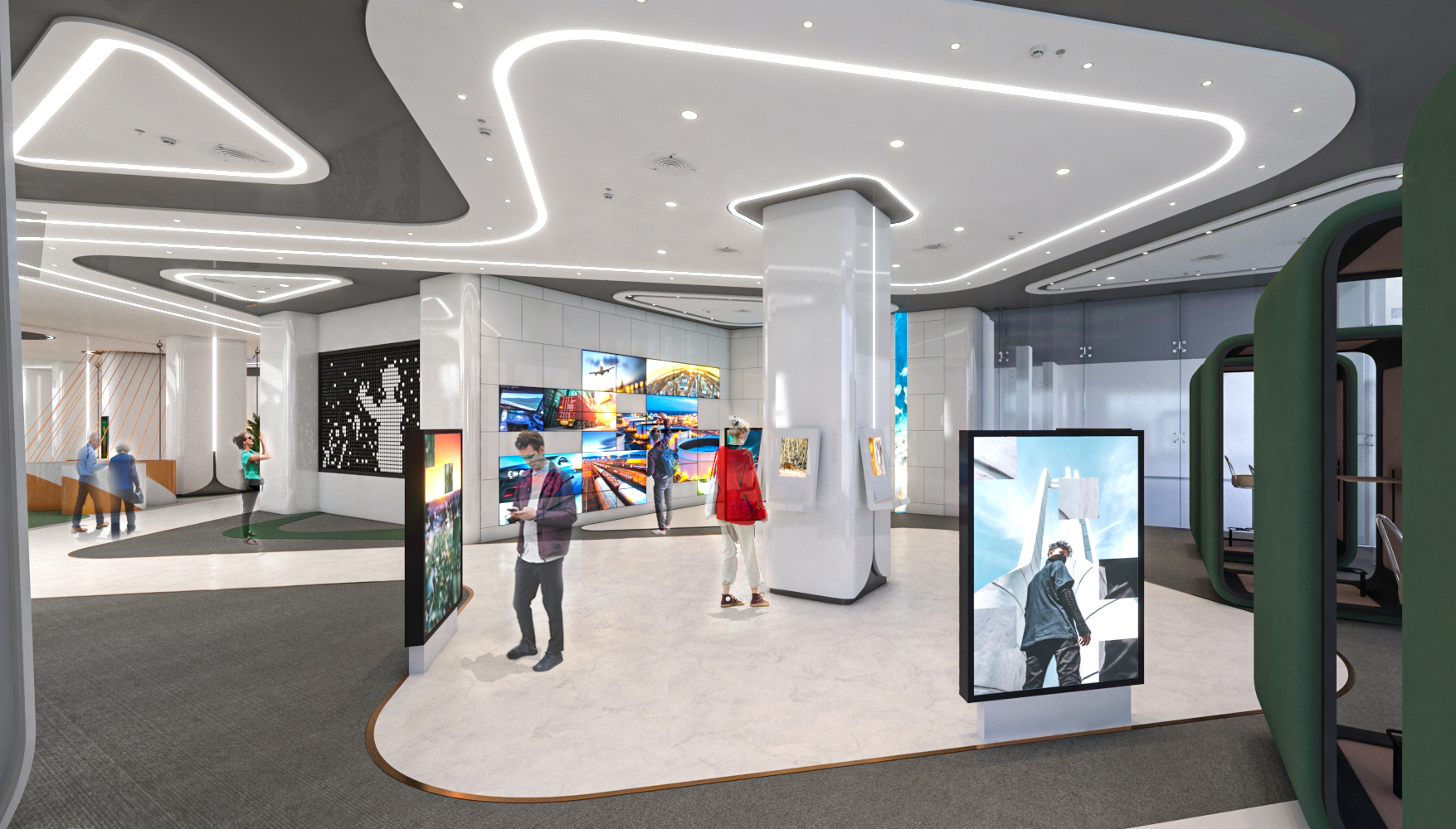 NBE 银行室内创新设计丨埃及开罗丨Diaa Consultant-27