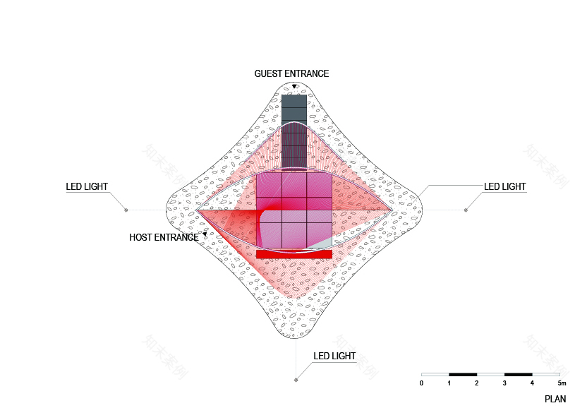 创新茶室 · 红纤维诠释传统日式茶文化-13