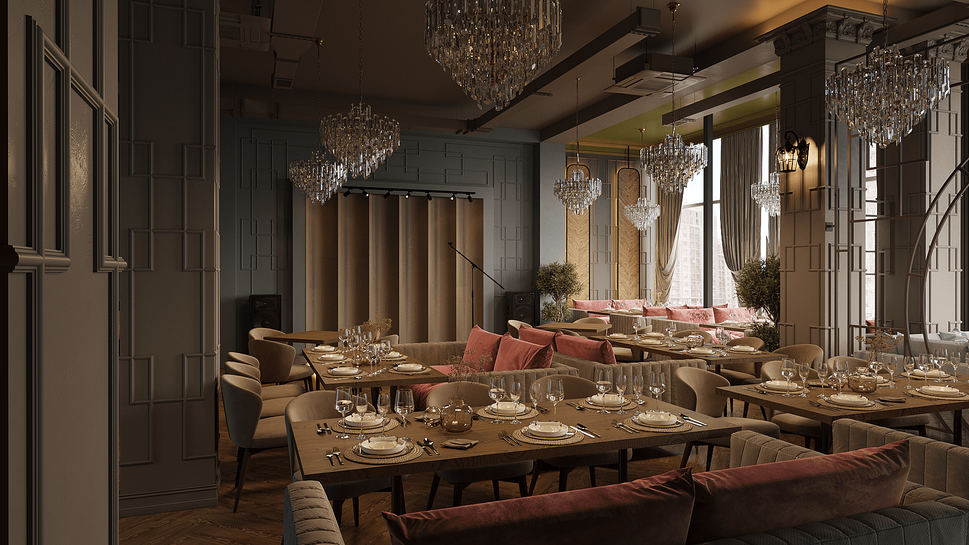 西餐厅丨哈萨克斯坦丨Aivar Zhardem | asia design-33