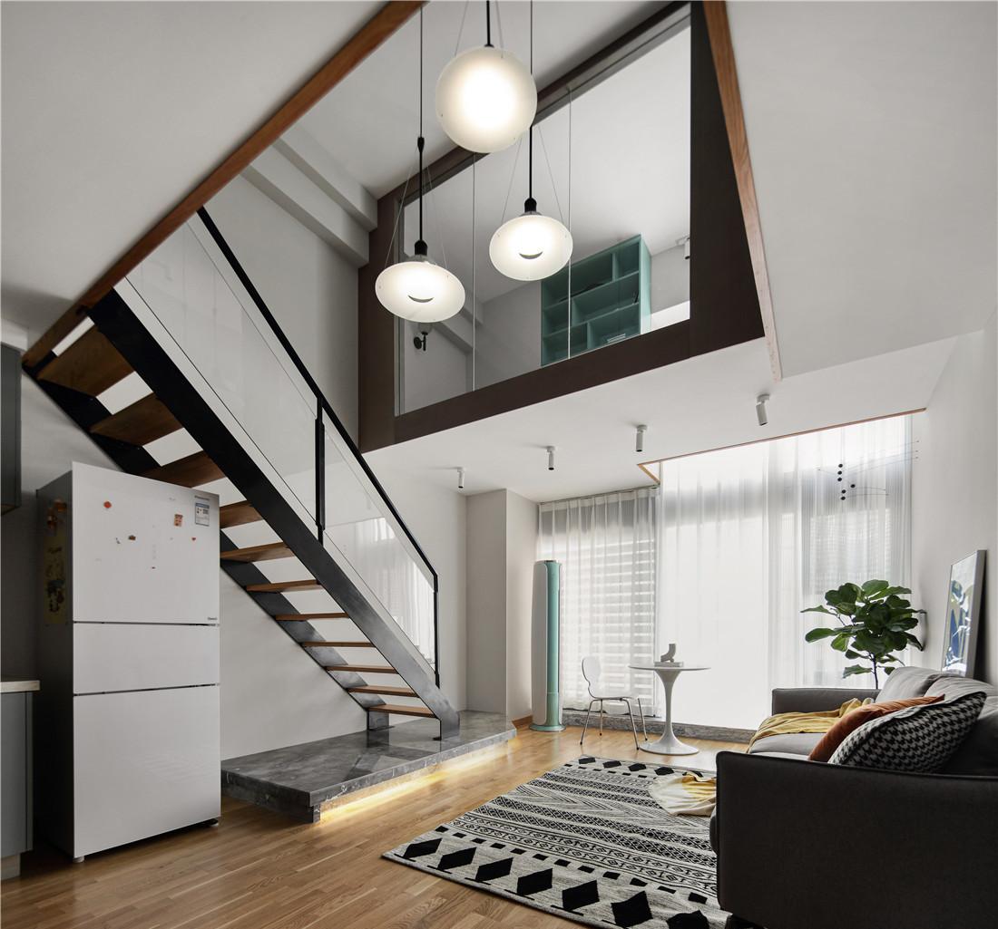 挑空 loft公寓设计-2