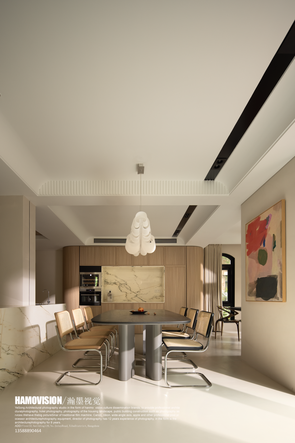 上海独栋别墅·叶淼 · 时尚博主的艺术奶油之家丨中国上海丨原壹空间设计-33