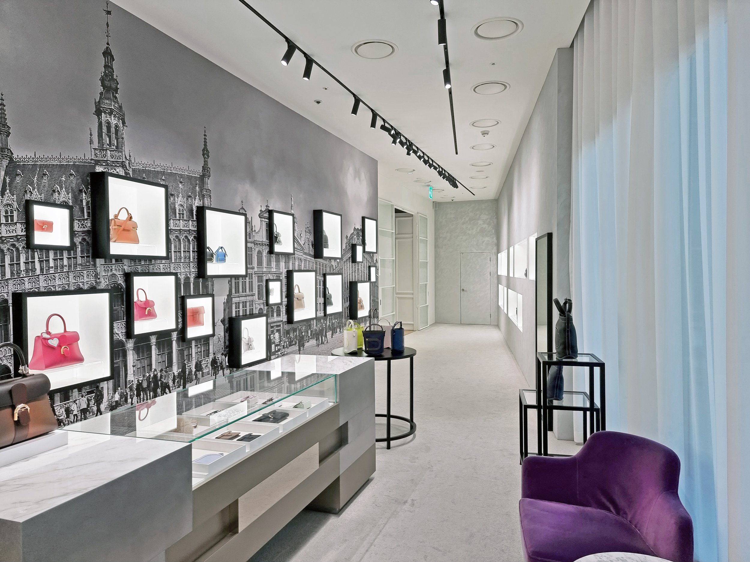 delvaux store in lotte avenuel jamsil — hjl studio-22