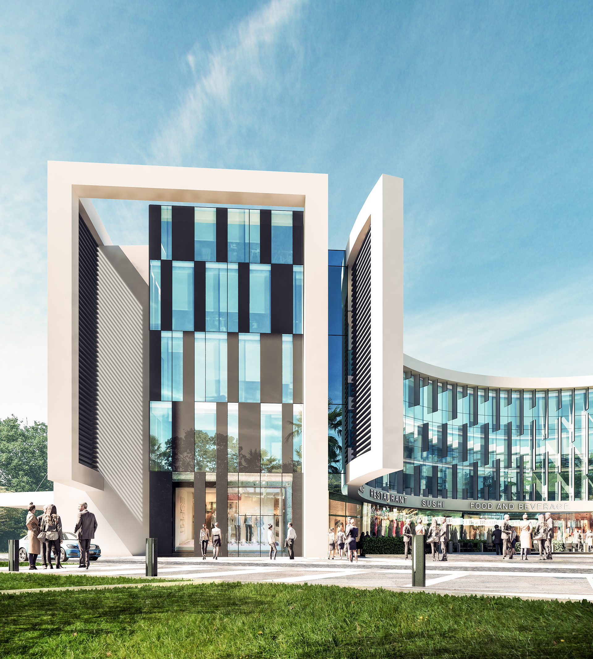 弧状办公大楼丨埃及开罗丨Mimar Egypt-1