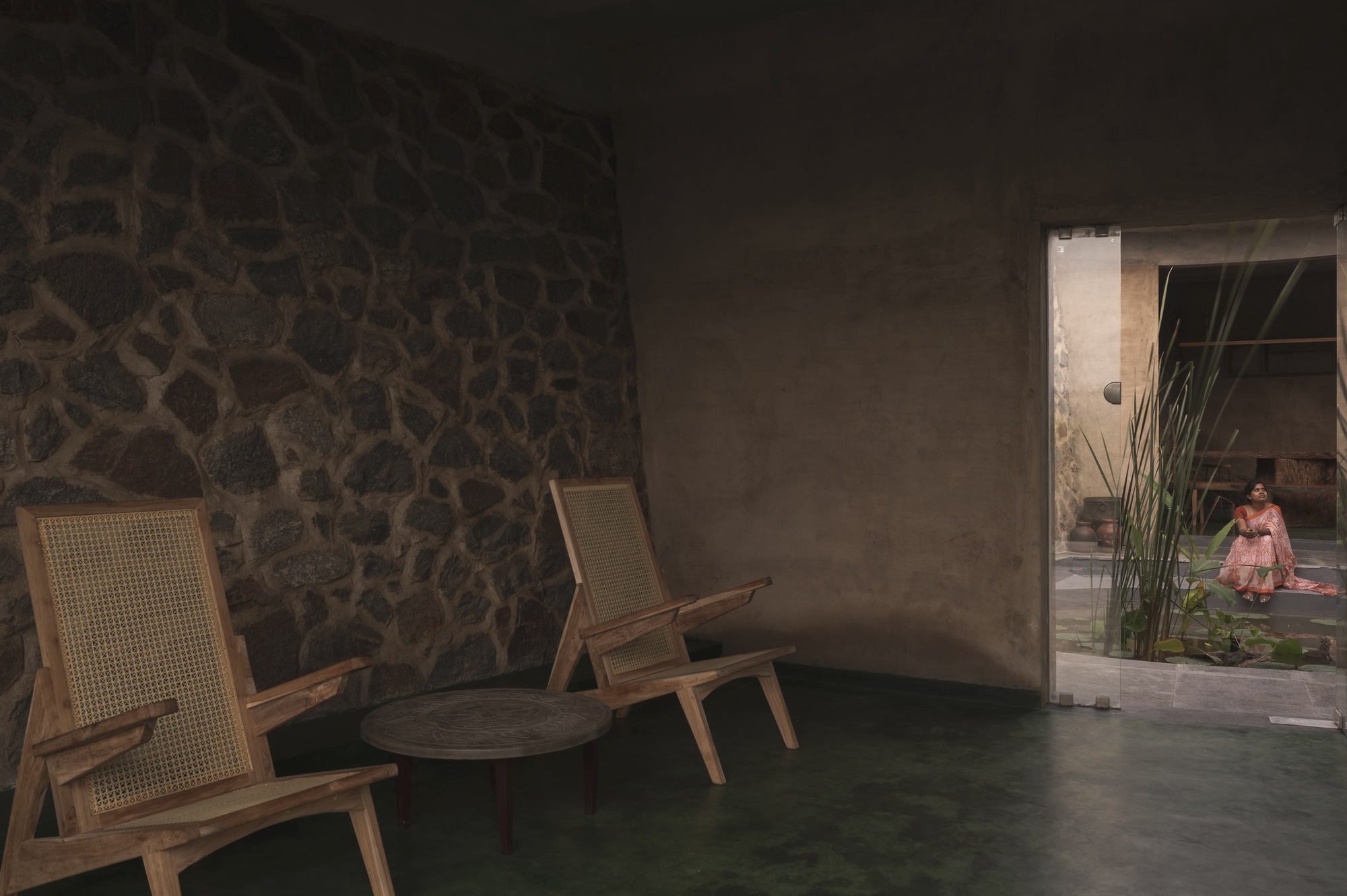 无限上升之屋丨印度丨Earthscape Studio-35