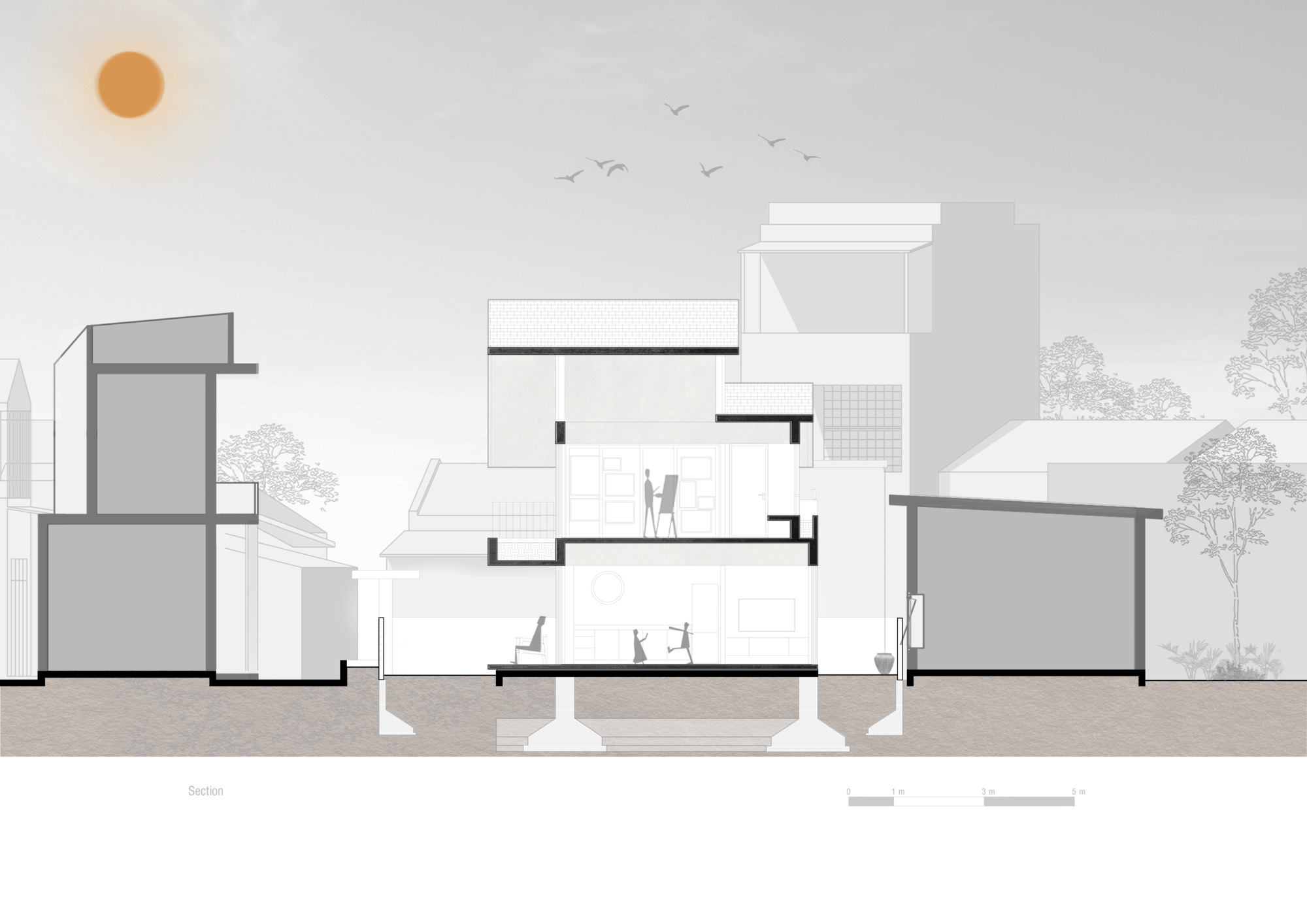 Bao Huynh 水彩工作室丨越南丨Chong Chóng Architecture-27