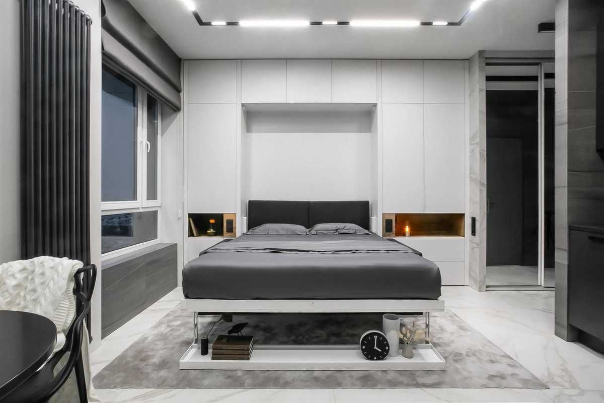 Маленькие Квартиры студии до 30 м2 (7 проектов) - Фото и планировка-215